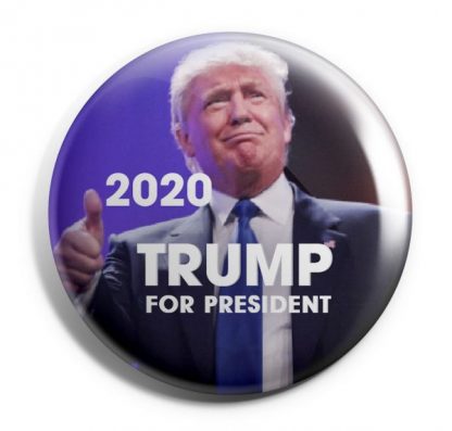 Donald Trump Thumbs Up 2020 Campaign Button