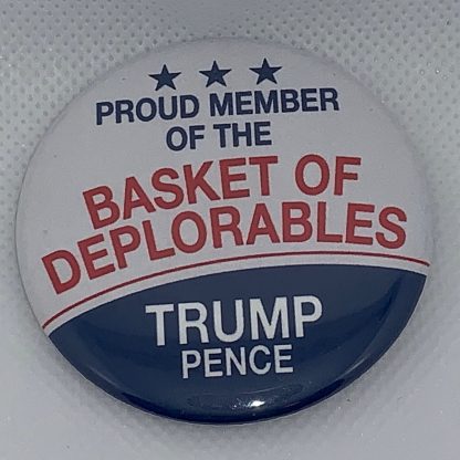 Trump 2020 - "Basket of Deplorables" Campaign Button