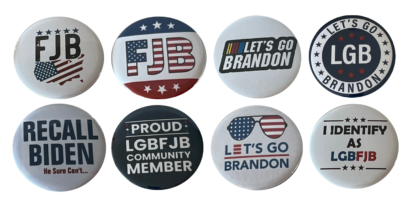 Let's Go Brandon buttons